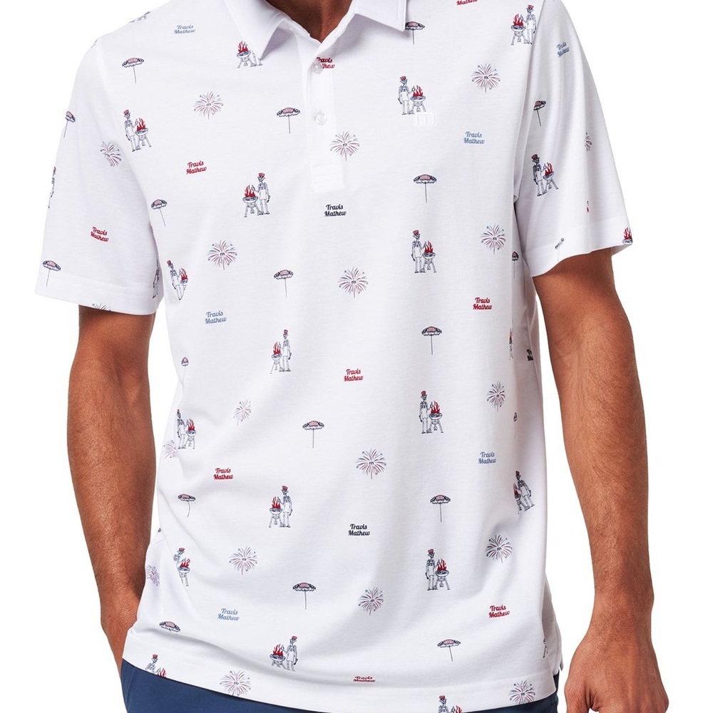 NWT Travis Mathew Golf Men’s Neighborhood Party Polo